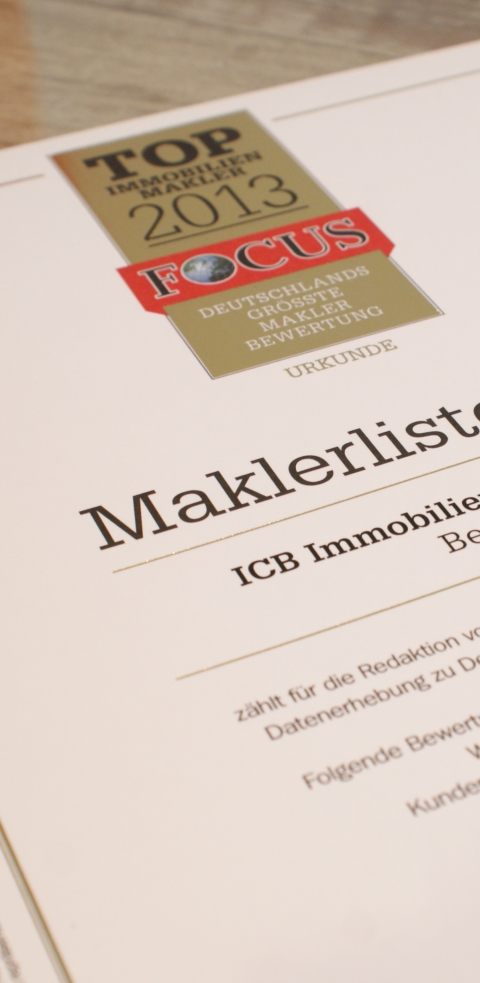 Maklerauszeichnung - Immobilien Consulting Berlin