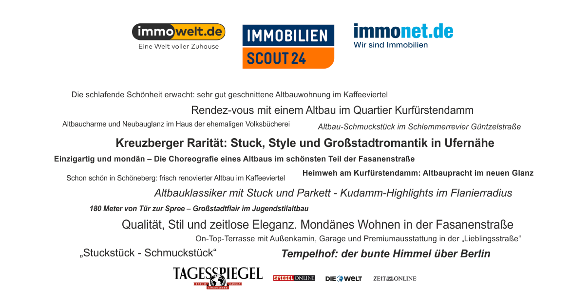 Immobilienmarktplatz - in den Suchlisten ganz vorne